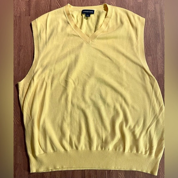 Lands' End Other - Lands End VNeck Sweater Vest *Good Cond* Size L
